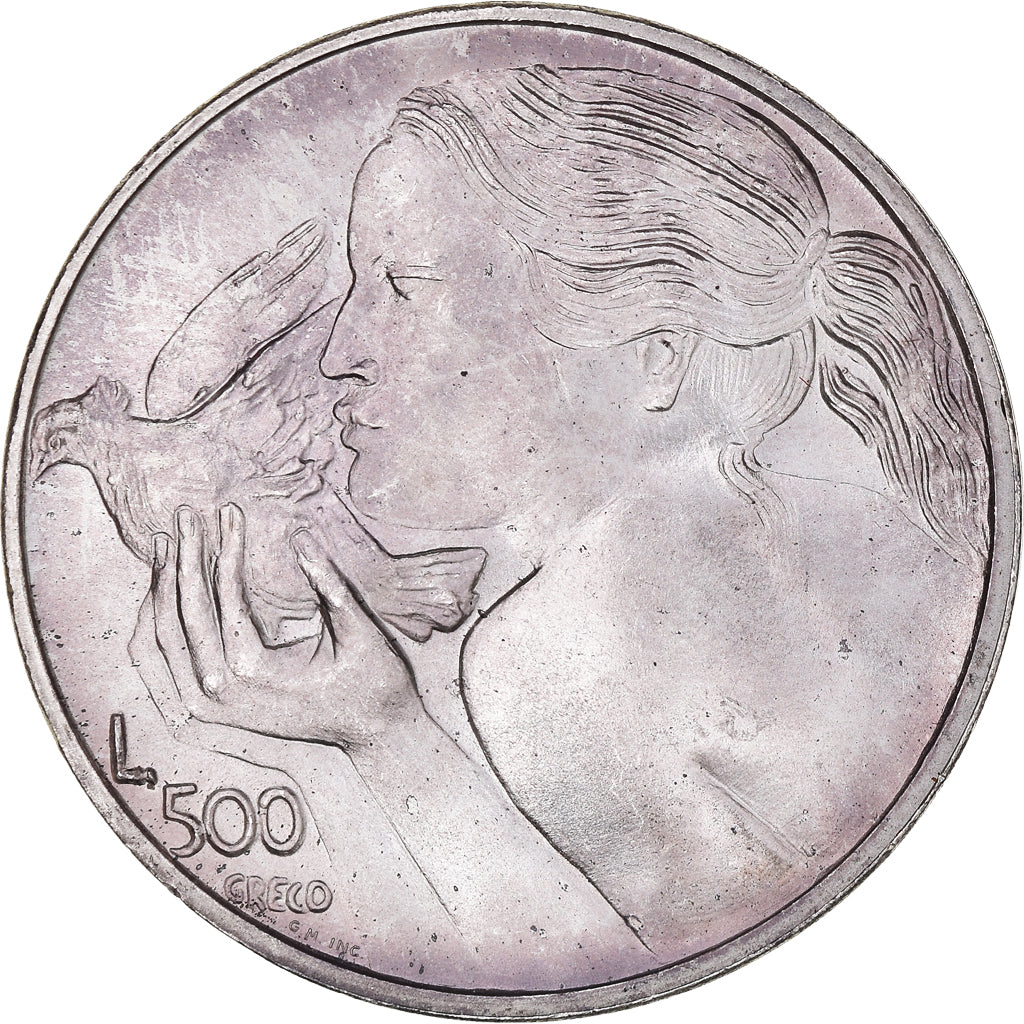 Moneta, San Marino, 500 Lire, 1973, FDC, FDC, Argento, KM:29