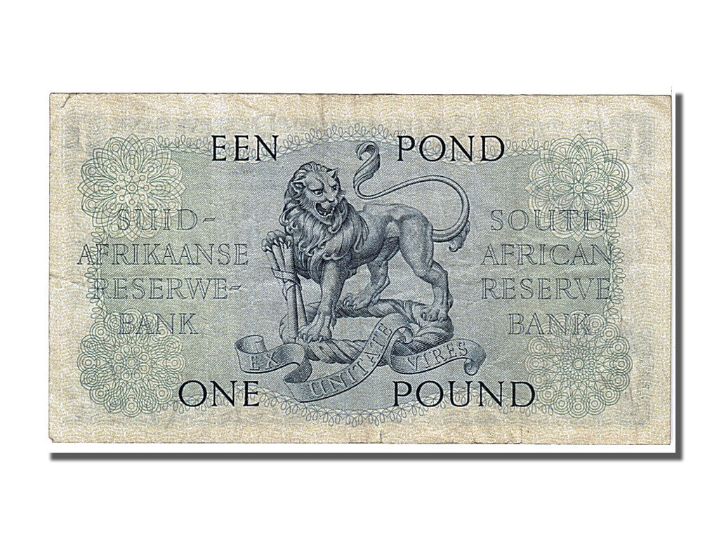 Banknote, South Africa, 1 Pound, 1952, 1952-01-03, AU(55-58)
