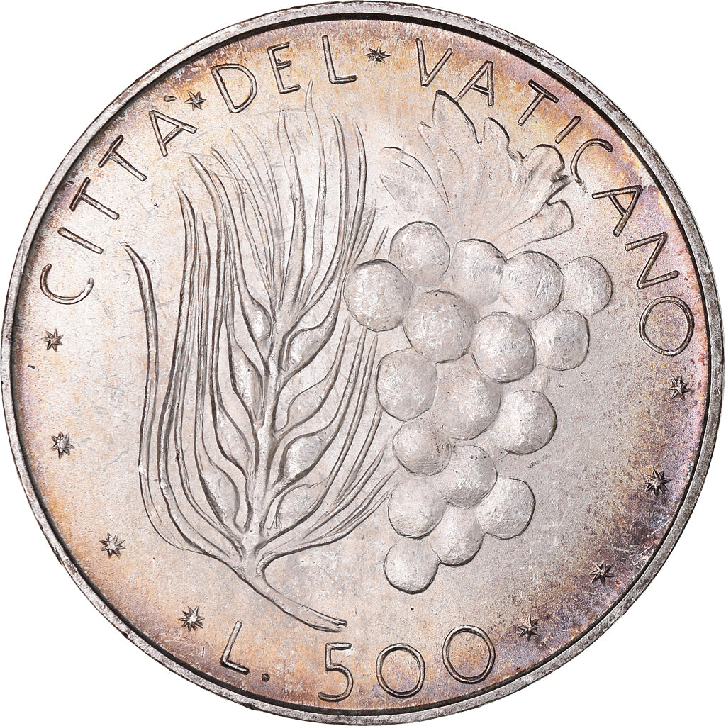 Moneda, CIUDAD DEL VATICANO, Paul VI, 500 Lire, 1974, Roma, FDC, Plata, KM:123