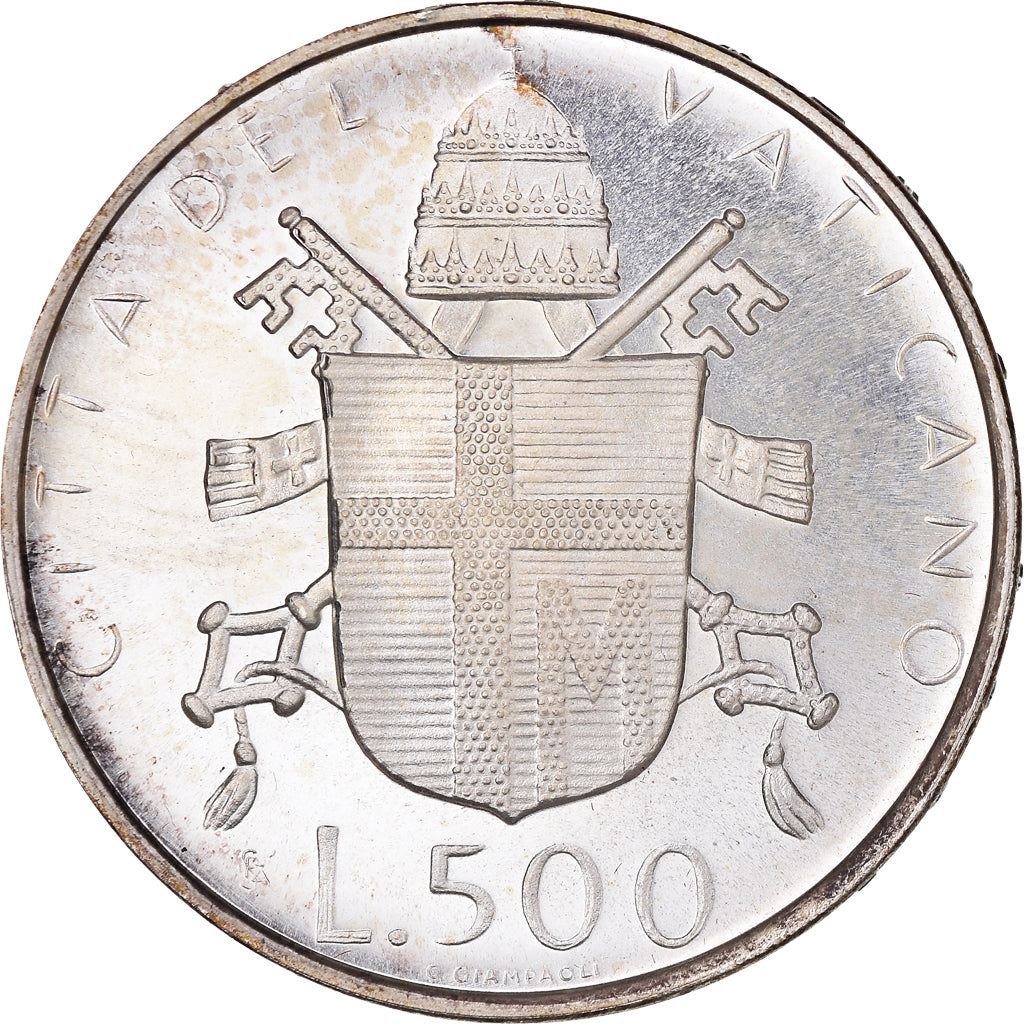 Coin, VATICAN CITY, John Paul II, 500 Lire, 1979, Roma, MS(65-70), Silver