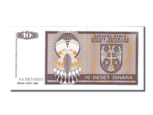 Banknote, Bosnia - Herzegovina, 10 Dinara, 1992, UNC(65-70)