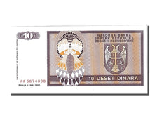 Banknote, Bosnia - Herzegovina, 10 Dinara, 1992, UNC(65-70)
