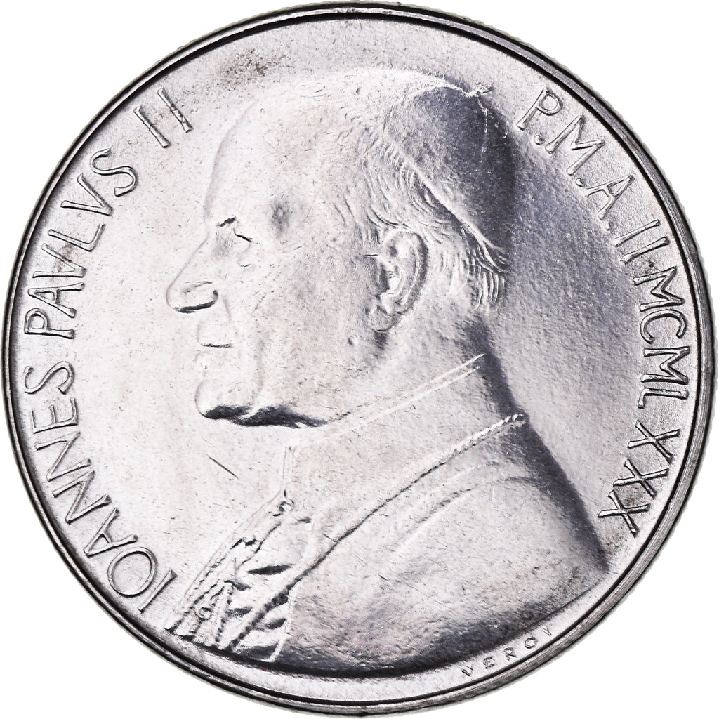 Monnaie, Cité du Vatican, John Paul II, 50 Lire, 1980, Roma, FDC.AN 2, SPL