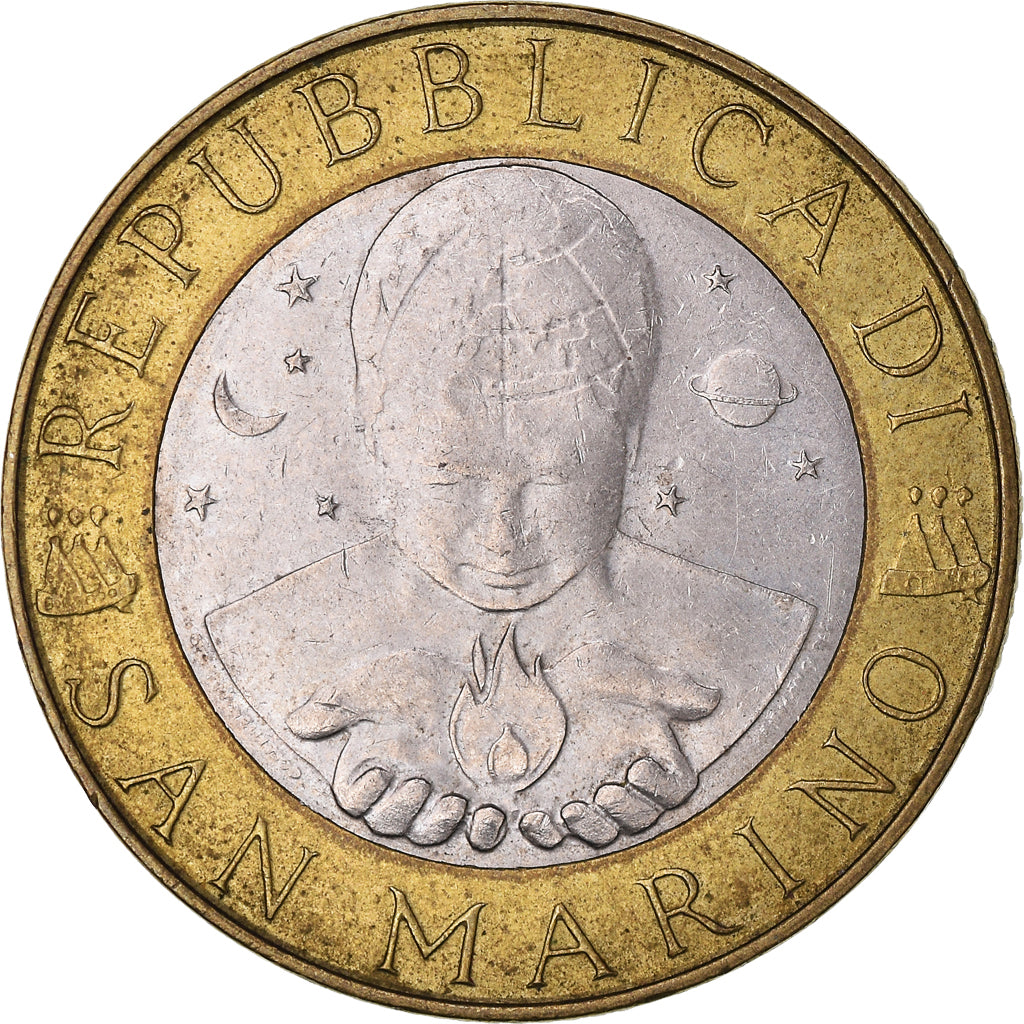 Münze, San Marino, 1000 Lire, 1999, Rome, S+, Bi-Metallic, KM:395