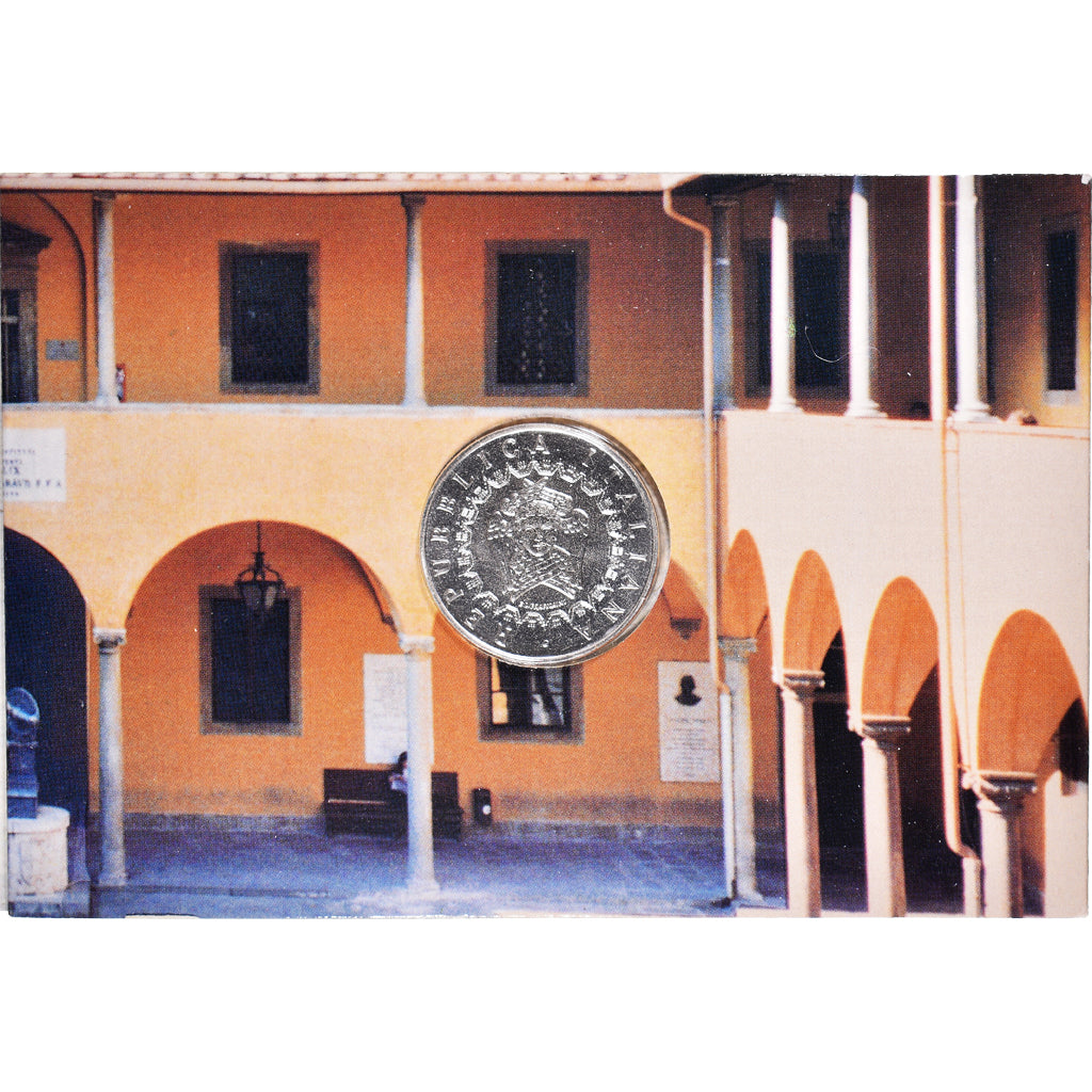 Moeda, Itália, Université de Pise, 5000 Lire, 1993, BU, MS(65-70), Prata