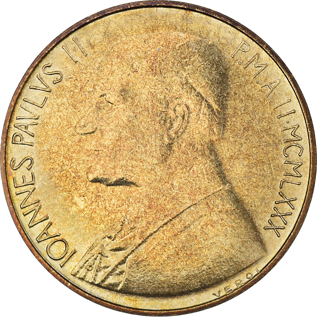 Monnaie, Cité du Vatican, John Paul II, 20 Lire, 1980, Roma, FDC, FDC