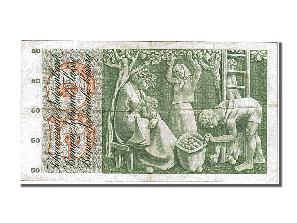 Geldschein, Schweiz, 50 Franken, 1955, 1955-07-07, SS