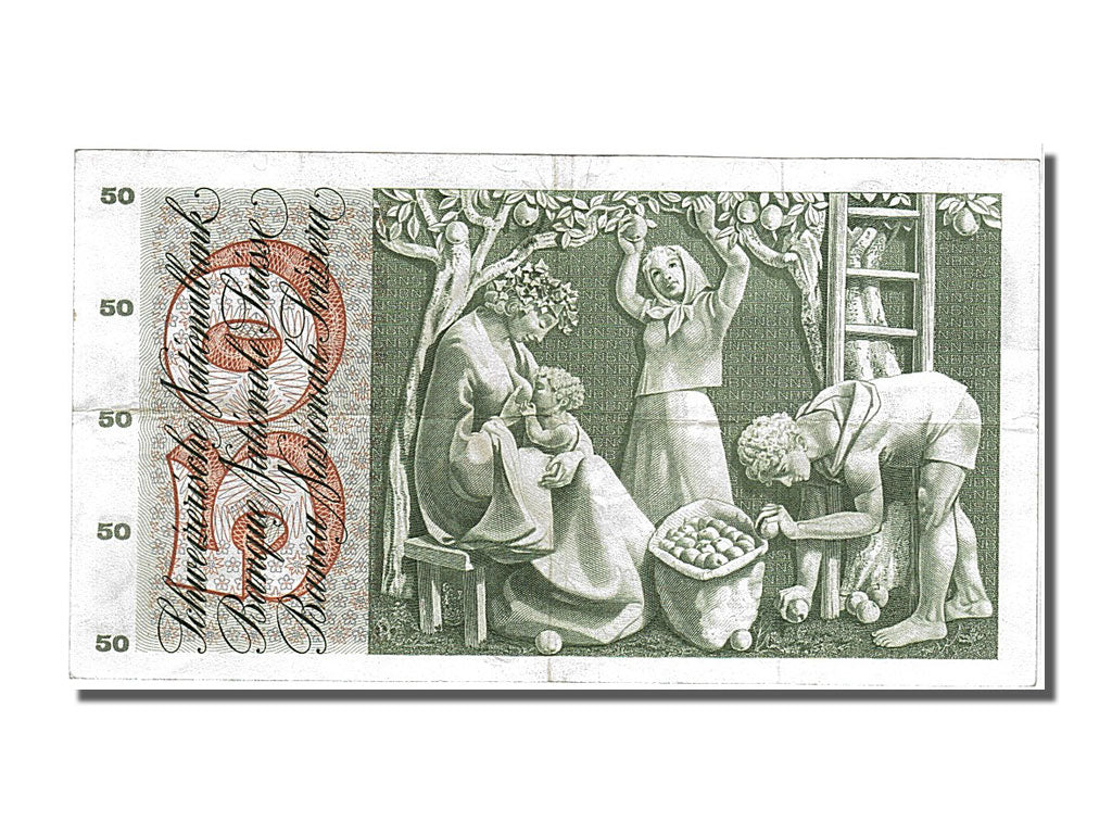 Banconote, Svizzera, 50 Franken, 1967, 1967-06-30, BB+