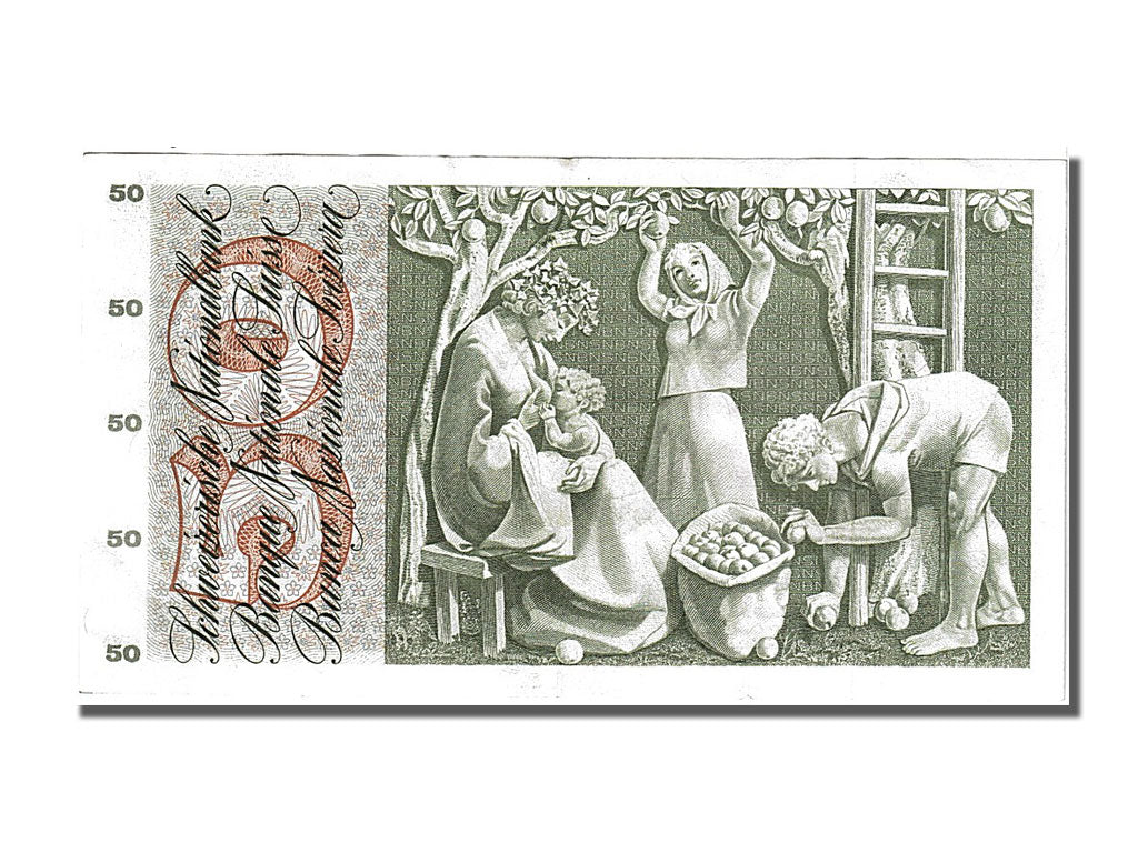 Banknote, Switzerland, 50 Franken, 1971, 1971-02-10, AU(55-58)
