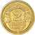Moeda, França, Morlon, 2 Francs, 1937, EF(40-45), Alumínio-Bronze, KM:886