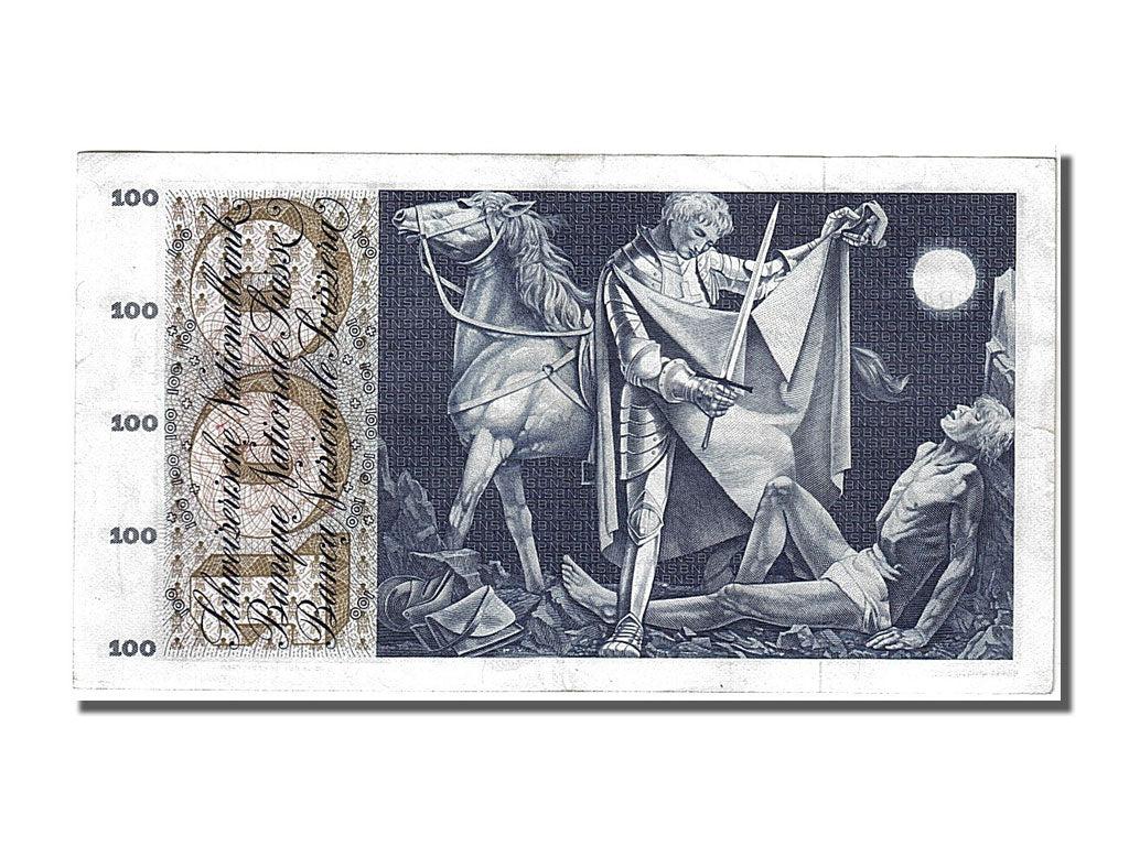 Banknote, Switzerland, 100 Franken, 1969, 1969-01-15, AU(55-58)