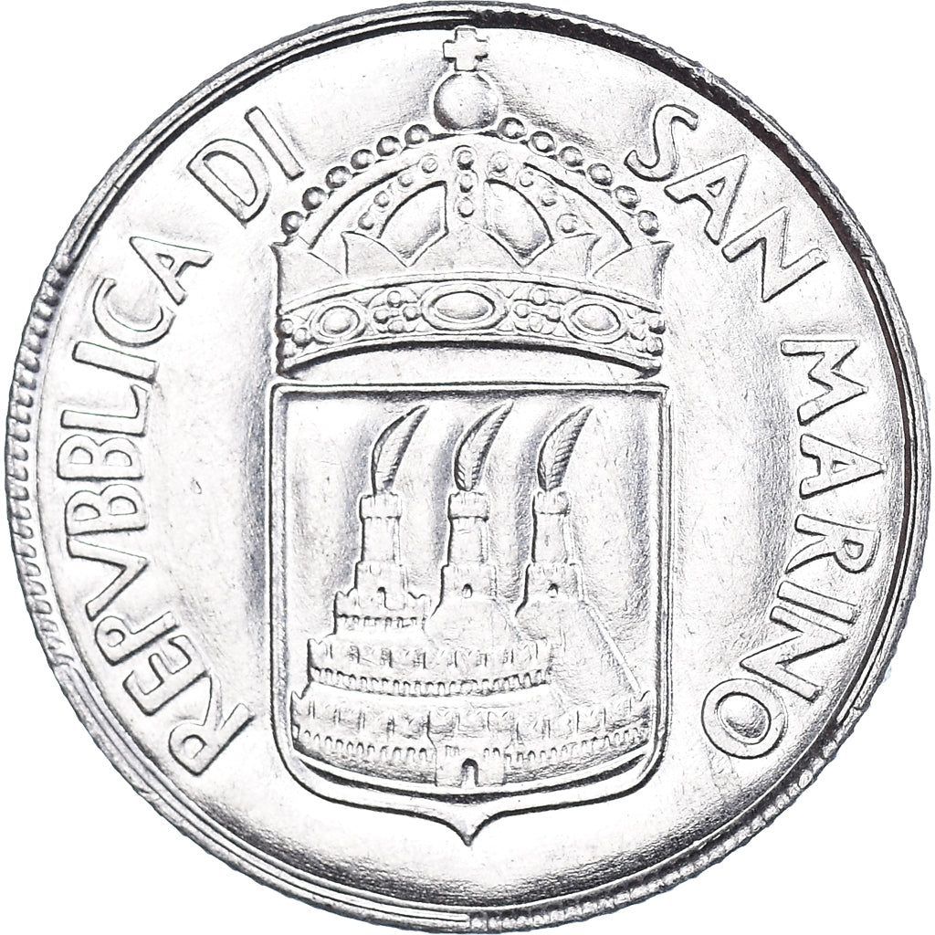 Monnaie, Saint Marin , 2 Lire, 1973, Rome, TTB+, Aluminium, KM:23