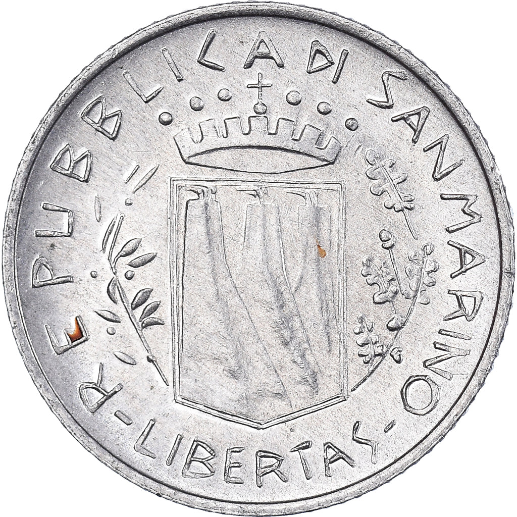 Münze, San Marino, 2 Lire, 1981, SS, Aluminium, KM:117
