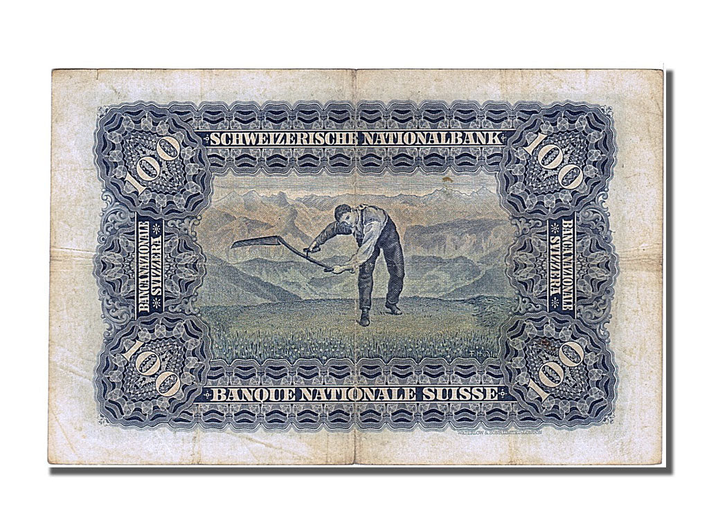 Banknote, Switzerland, 100 Franken, 1931, 1931-07-21, EF(40-45)