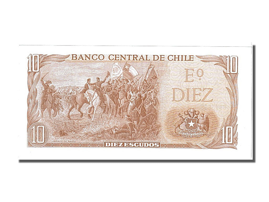 Banknot, Chile, 10 Escudos, 1962, UNC(65-70)