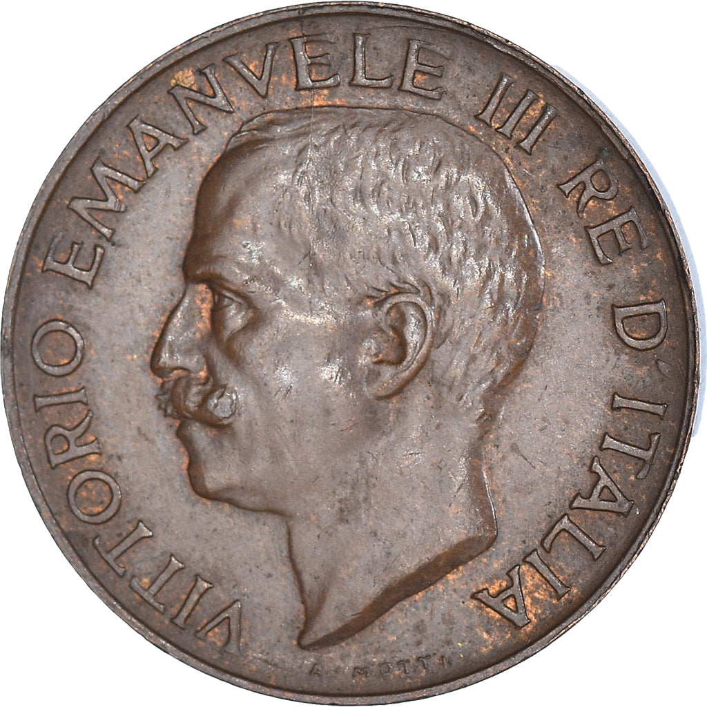Munten, Italië, Vittorio Emanuele III, 5 Centesimi, 1921, Rome, ZF+, Bronzen
