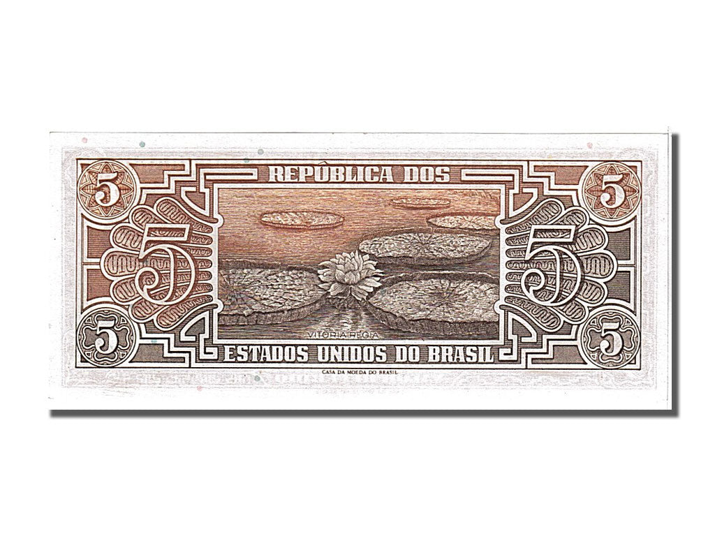 Banknote, Brazil, 5 Cruzeiros, 1961, UNC(65-70)