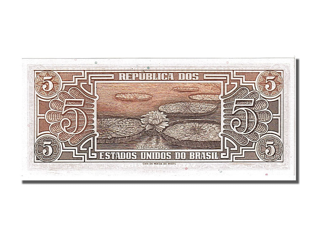 Banknote, Brazil, 5 Cruzeiros, 1961, UNC(65-70)