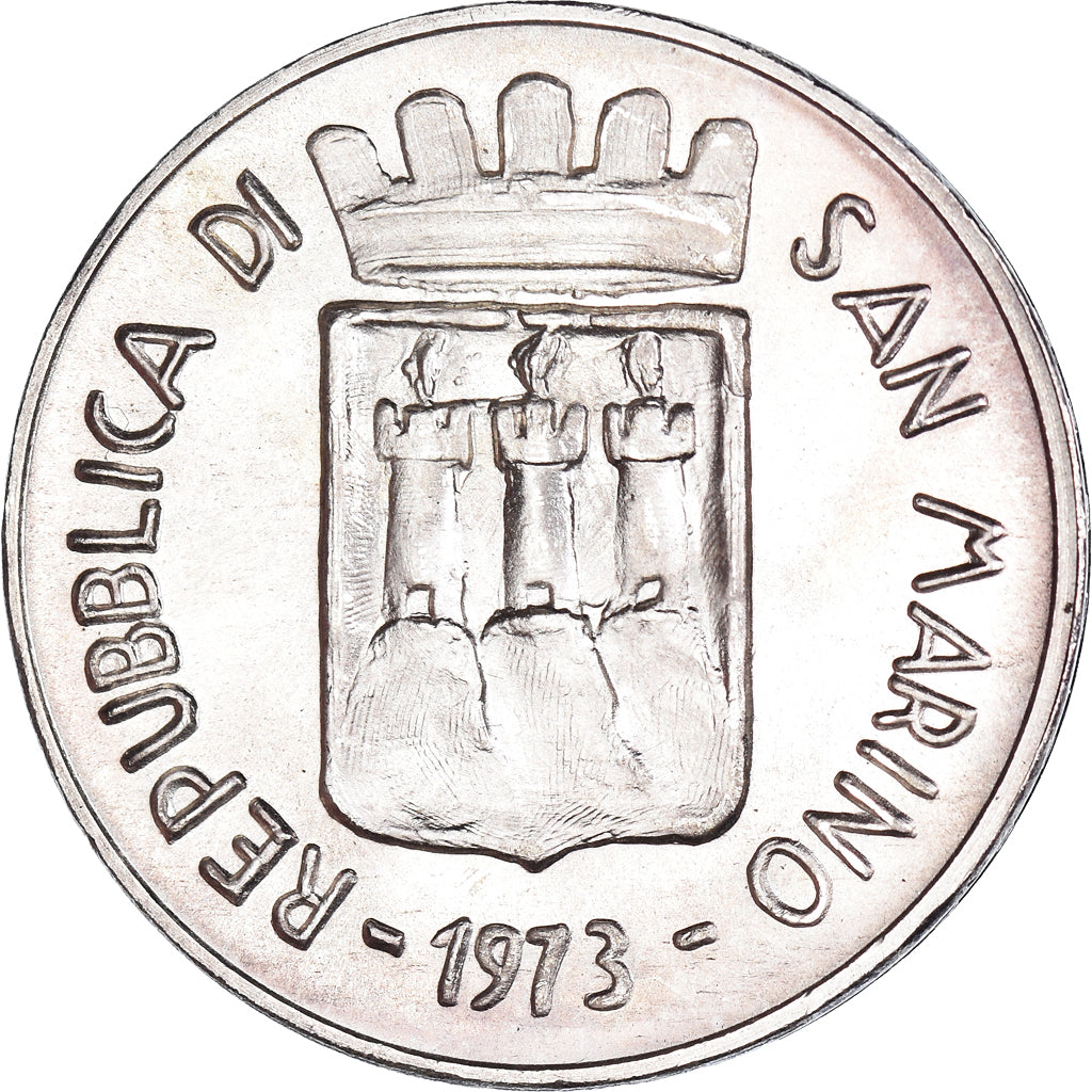 Münze, San Marino, 500 Lire, 1973, Rome, STGL, Silber, KM:29