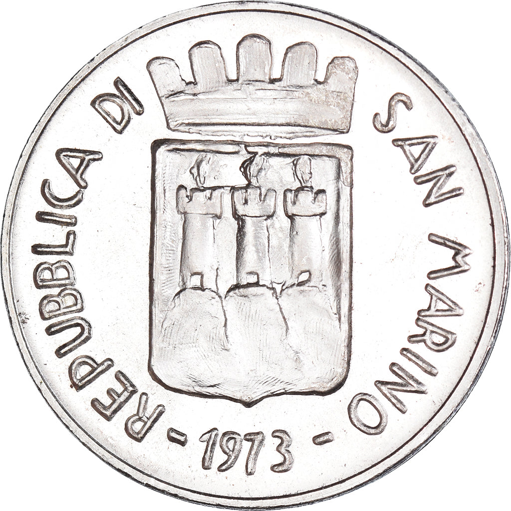 Monnaie, Saint Marin , 500 Lire, 1973, Rome, SPL, Argent, KM:29