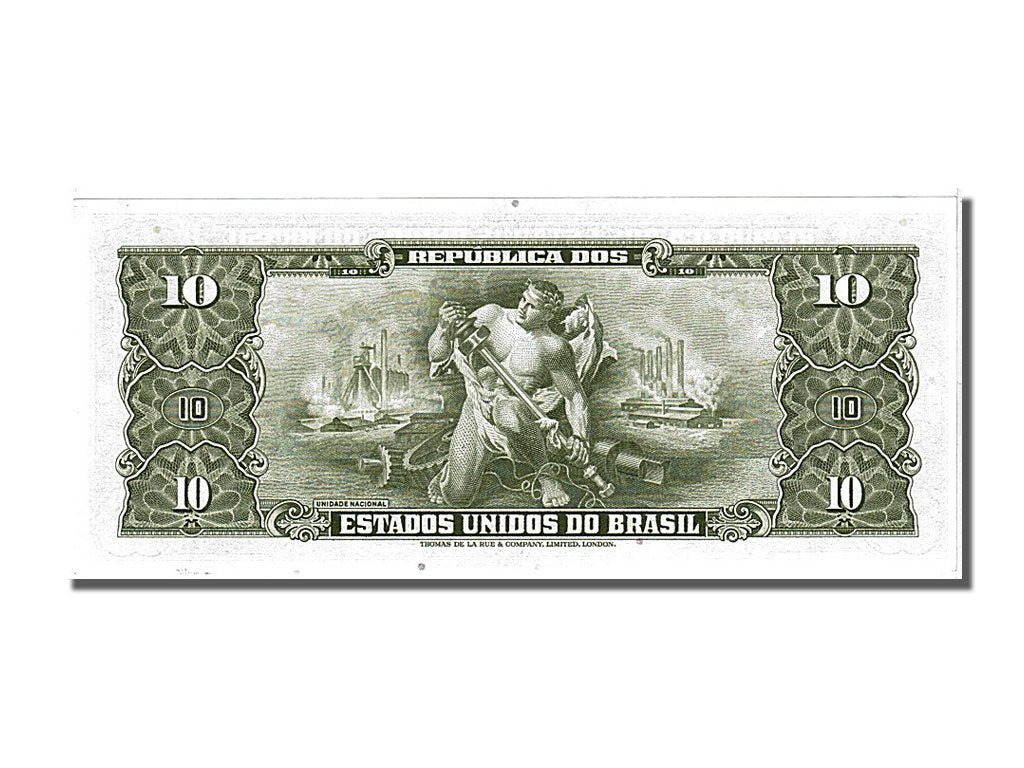 Banknote, Brazil, 1 Centavo on 10 Cruzeiros, 1966, UNC(65-70)