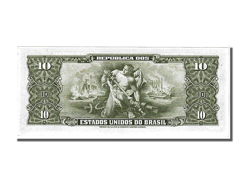 Banknote, Brazil, 1 Centavo on 10 Cruzeiros, 1966, UNC(65-70)