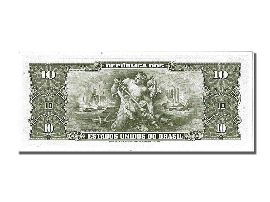 Banknote, Brazil, 1 Centavo on 10 Cruzeiros, 1966, UNC(65-70)