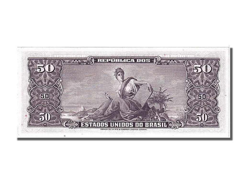Banknote, Brazil, 5 Centavos on 50 Cruzeiros, 1966, UNC(65-70)