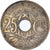 Coin, France, Lindauer, 25 Centimes, 1918, EF(40-45), Copper-nickel, KM:867a