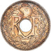 Moneta, Francja, Lindauer, 10 Centimes, 1936, EF(40-45), Miedź-Nikiel, KM:866a