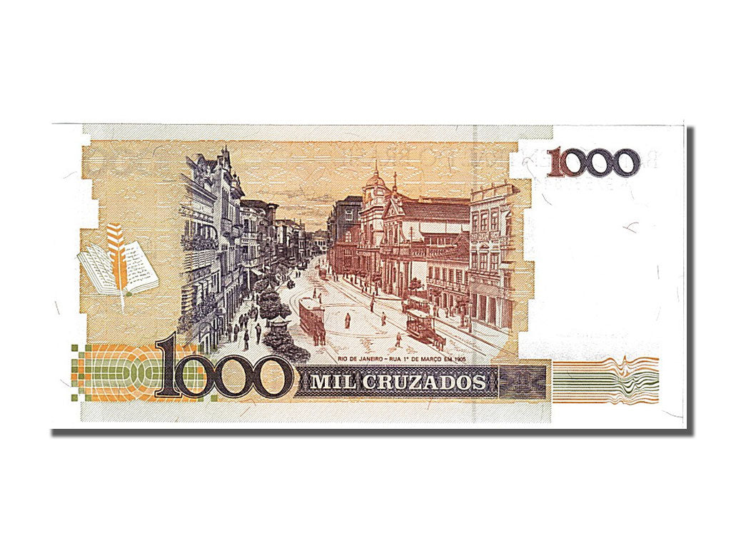 Banconote, Brasile, 1 Cruzado Novo on 1000 Cruzados, 1989, FDS