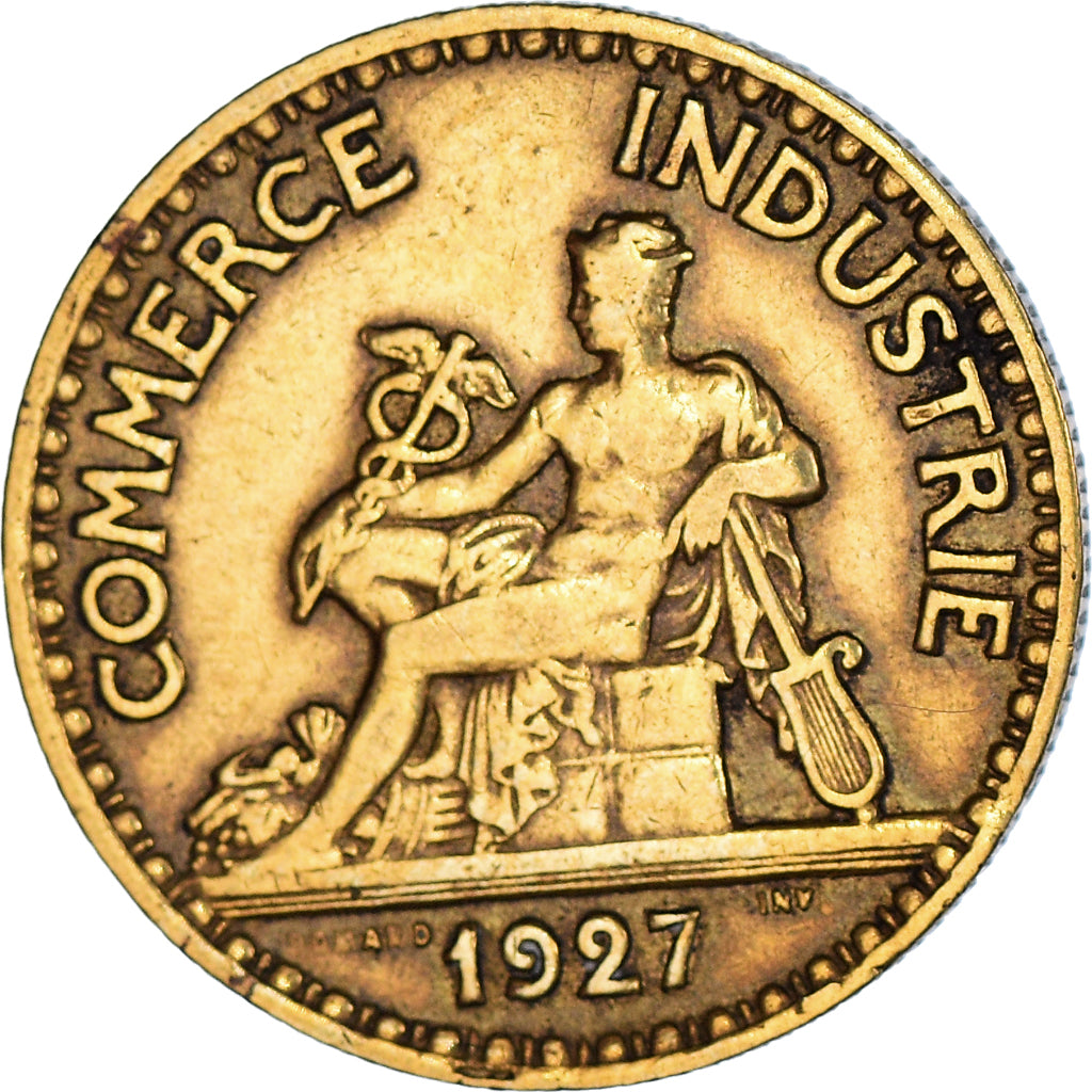 Coin, France, Chambre de commerce, 50 Centimes, 1927, VF(30-35)