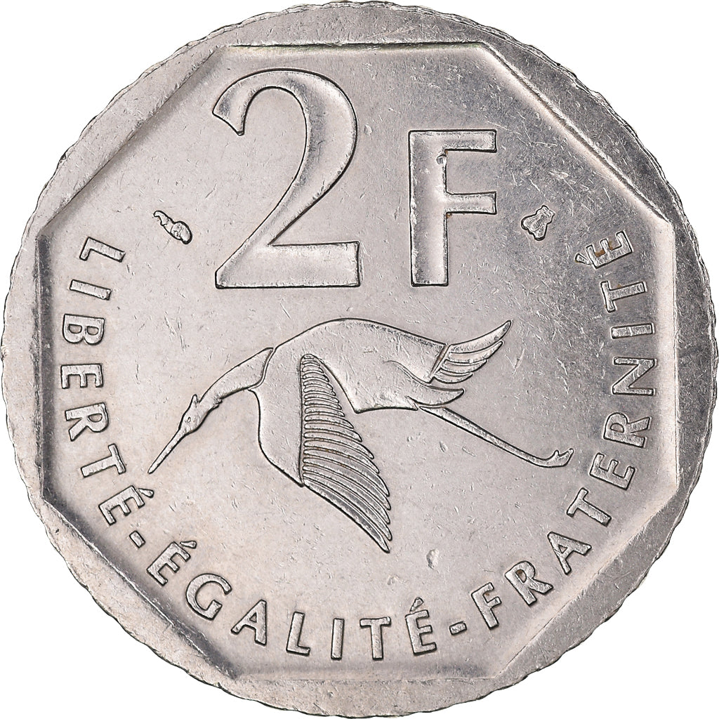 Moneda, Francia, Guynemer, 2 Francs, 1997, EBC+, Níquel, KM:1187, Gadoury:550