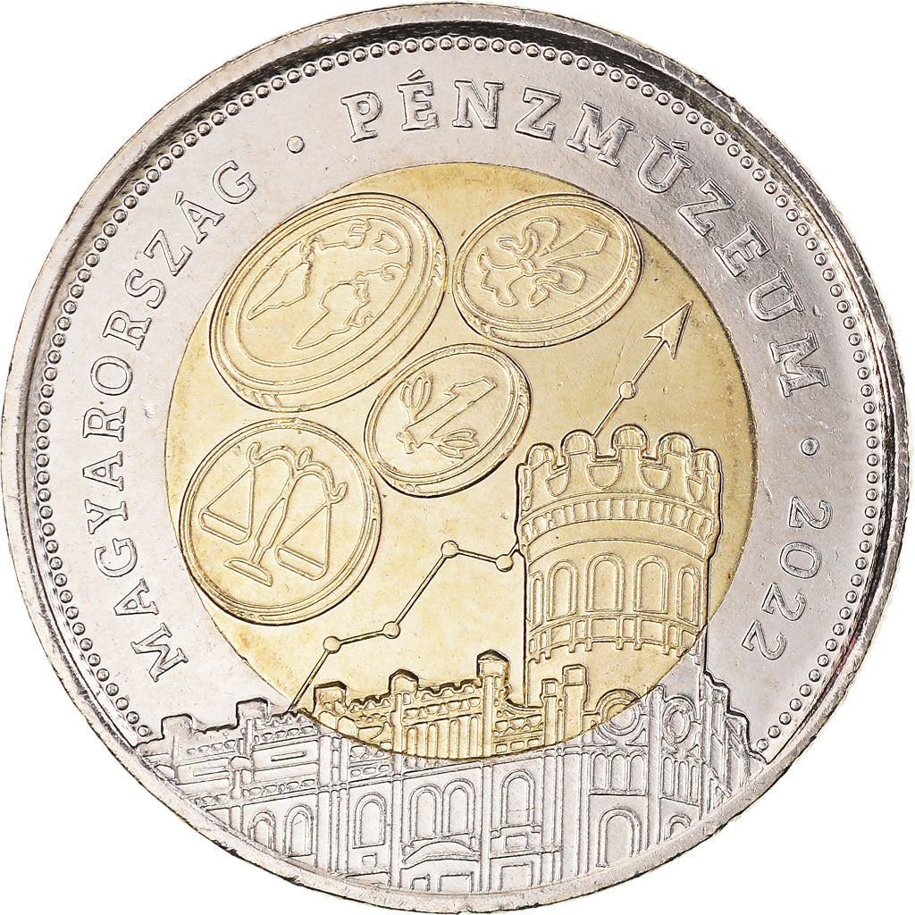 Coin, Hungary, 100 Forint, 2022, Musée de la monnaie, MS(63), Bimetallic