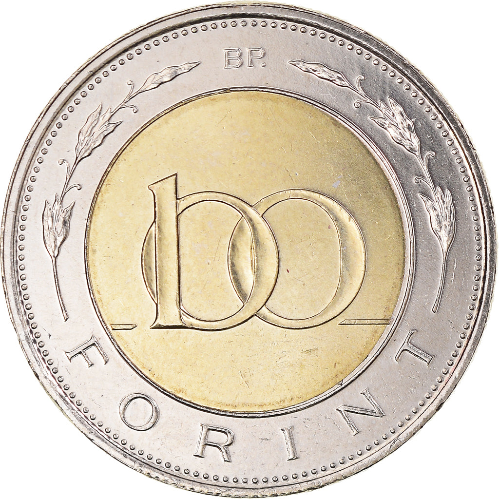 Coin, Hungary, 100 Forint, 2022, Musée de la monnaie, MS(63), Bimetallic