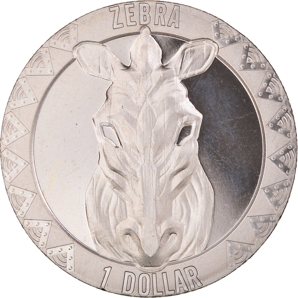 Coin, Sierra Leone, Zébre, Dollar, 2022, MS(63), Copper-nickel, KM:New