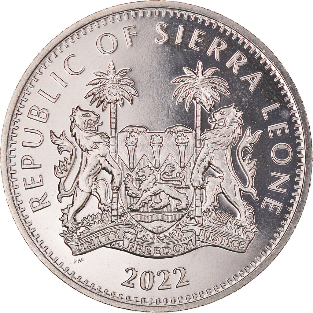 Coin, Sierra Leone, Zébre, Dollar, 2022, MS(63), Copper-nickel, KM:New
