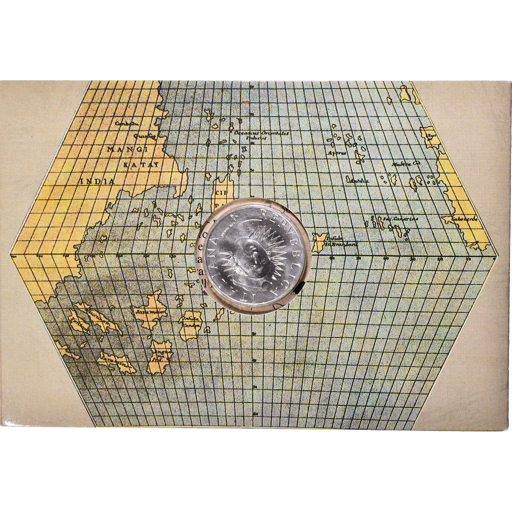 Monnaie, Italie, 500 Lire, 1991, Rome, Scoperta dell'America.FDC, FDC, Argent