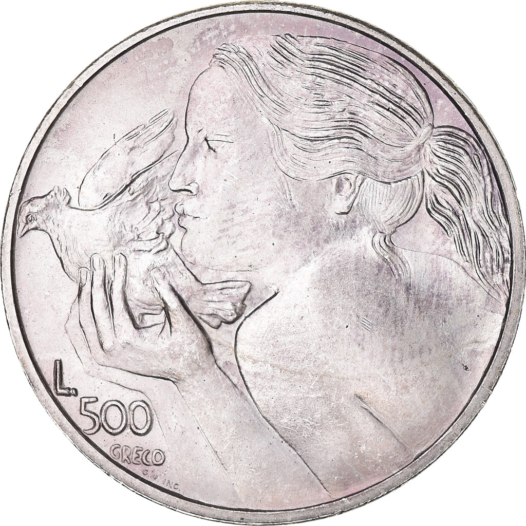 Münze, San Marino, 500 Lire, 1973, STGL, Silber, KM:29