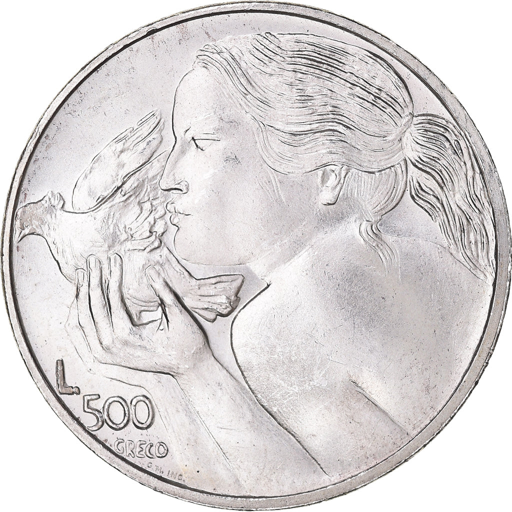 Moneta, San Marino, 500 Lire, 1973, FDC, Argento, KM:29