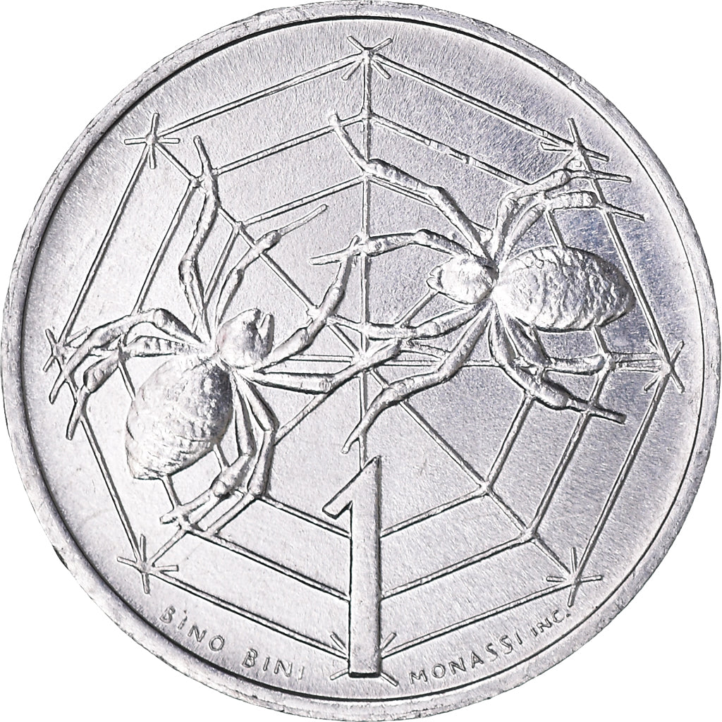 Coin, San Marino, Lira, 1975, AU(50-53), Aluminum, KM:40