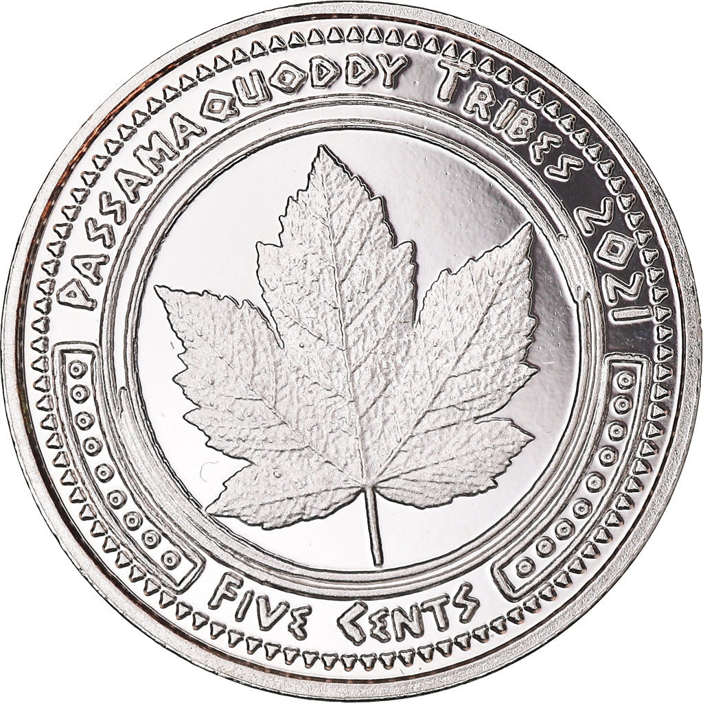 Coin, United States, 5 Cents, 2021, U.S. Mint, Passamaquoddy tribes.BE. Fantasy