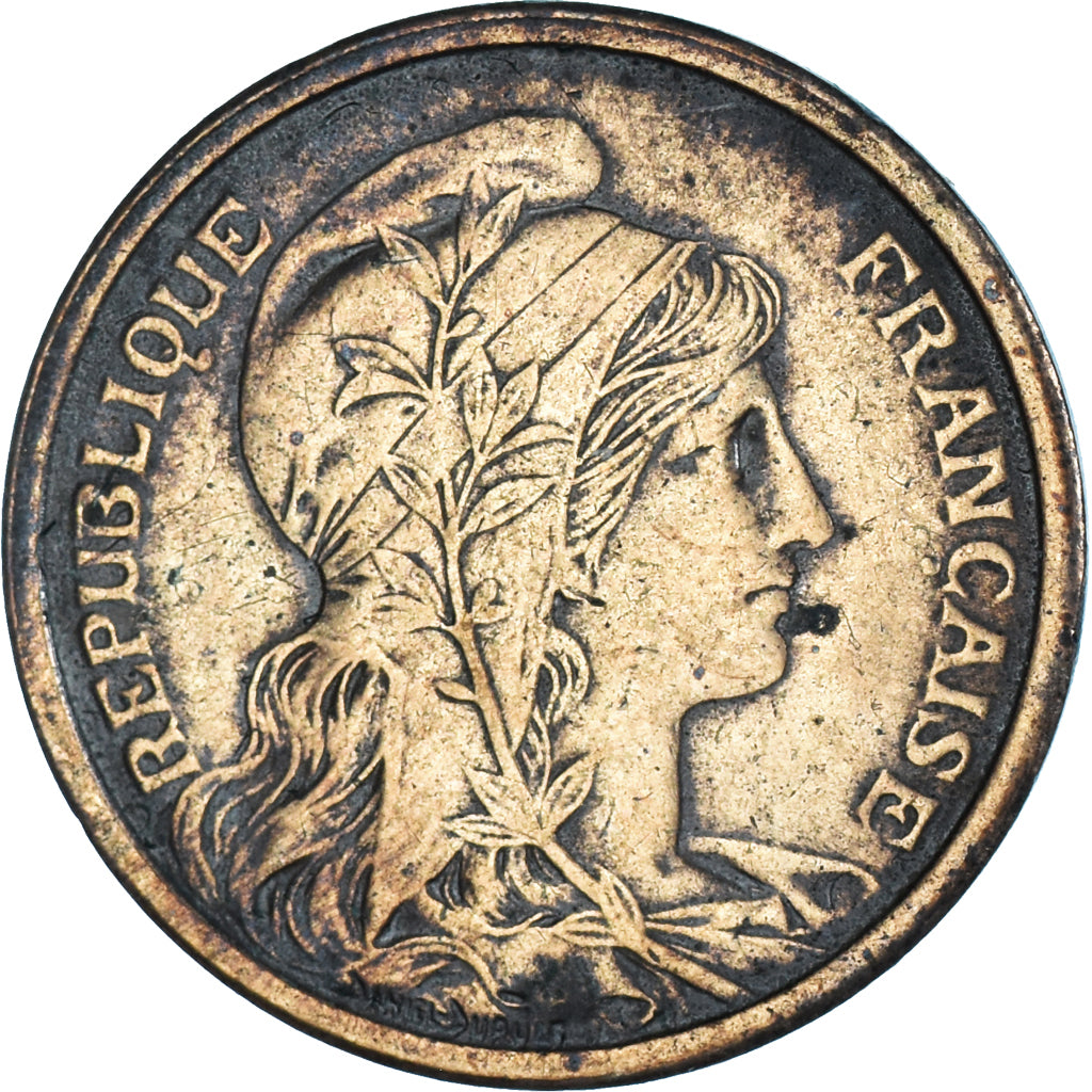 Coin, France, Dupuis, 2 Centimes, 1919, Paris, EF(40-45), Bronze, KM:841