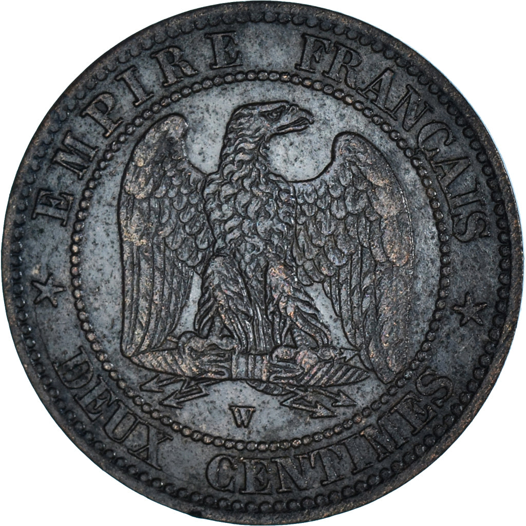 Munten, Frankrijk, Napoleon III, Napoléon III, 2 Centimes, 1854, Lille, ZF