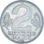 Münze, GERMAN-DEMOCRATIC REPUBLIC, 2 Mark, 1957, Berlin, S+, Aluminium, KM:14