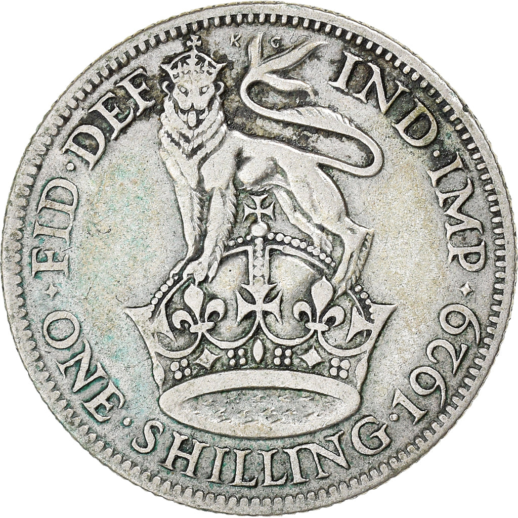 Coin, Great Britain, George V, Shilling, 1929, VF(20-25), Silver, KM:833
