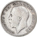 Moneda, Gran Bretaña, 6 Pence, 1924, BC+, Plata, KM:815a.1