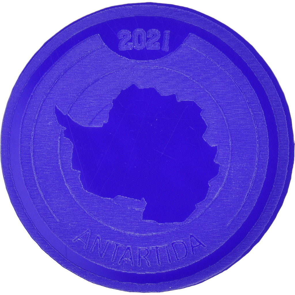 Coin, Antarctic, 50 Dollars, 2021, Antarctica ,Fantasy items,Colorized.