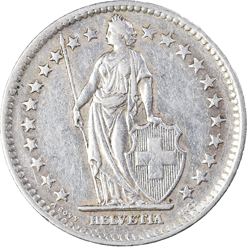 Moneta, Svizzera, 2 Francs, 1946, Bern, BB, Argento, KM:21