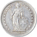 Moneta, Svizzera, 2 Francs, 1946, Bern, BB, Argento, KM:21